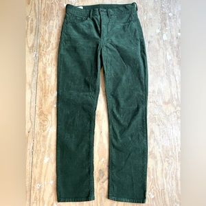 Gap green corduroy pants.